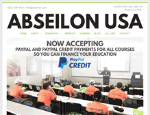 Tablet Screenshot of abseilon.com